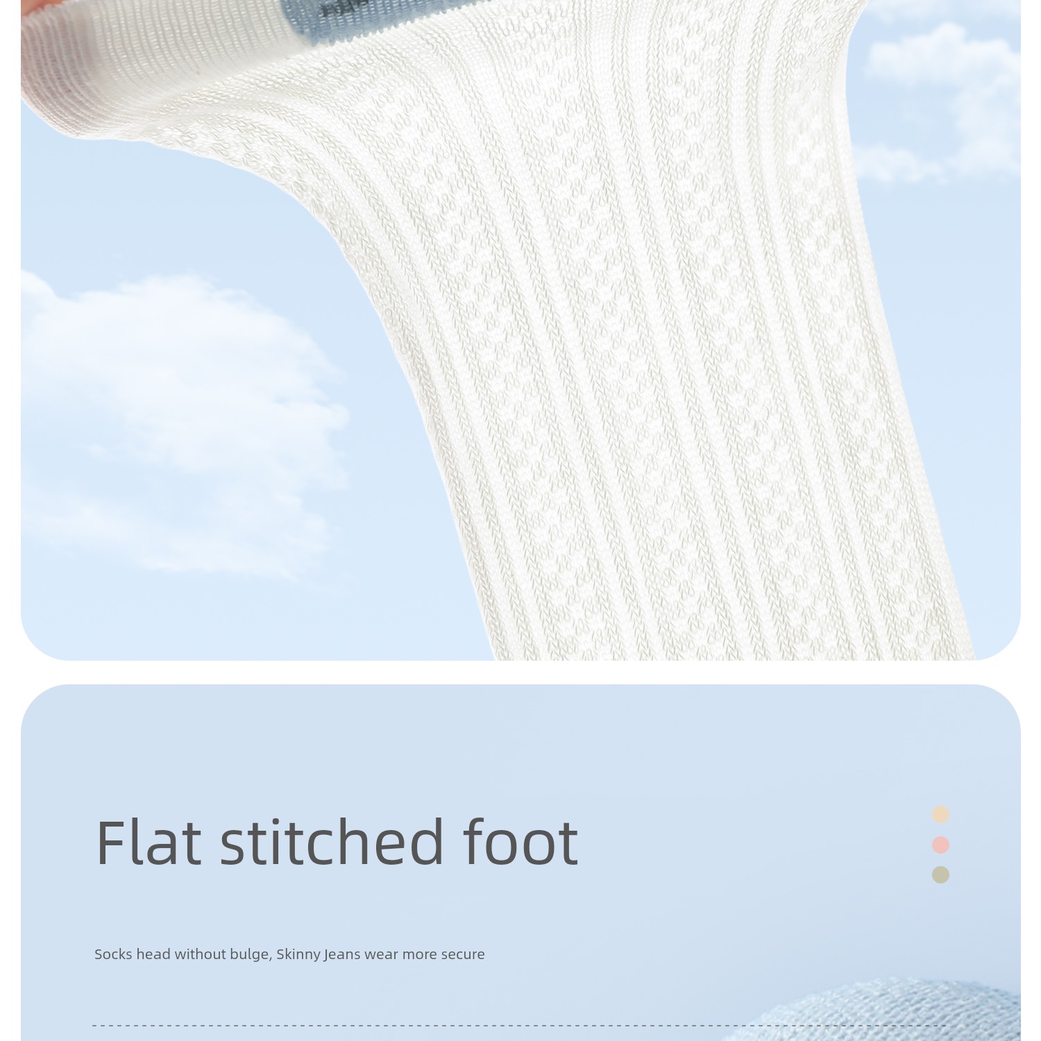 Newborn Baby Anti-Mosquito Socks Summer Thin Baby Mesh Breathable Tube Socks 0 to 3 Months Old Class A Not Tight Legs — 12