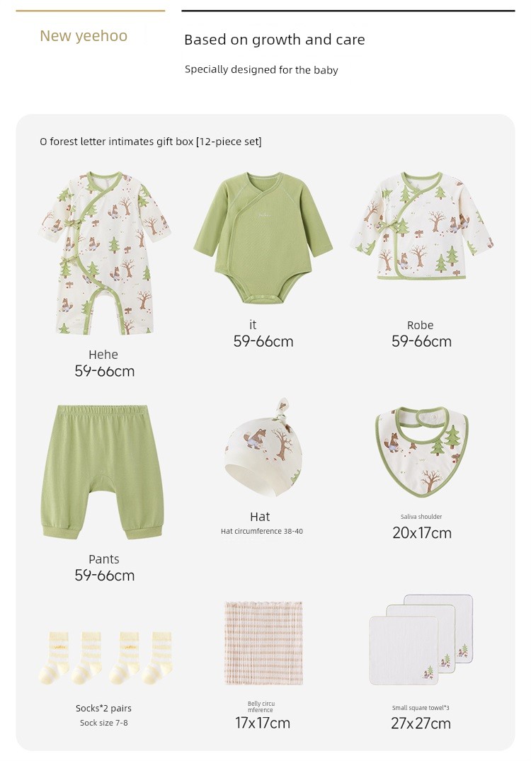 YEEHOO Clothes for Babies Newborn Baby Gift Box for One Month Old — 28