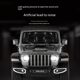 1/22 Jeep Wrangler Robinson alloy car model four-door version return sound and light toy off-road vehicle