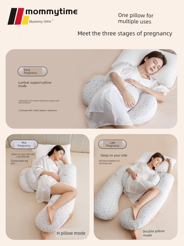 Mommytime Pregnancy Pillow Waist Support Pillow Belly Support Bolster U Essential for Pregnant Women Handy Gadget Pregnant Women Side Pillow Pregnant — 2