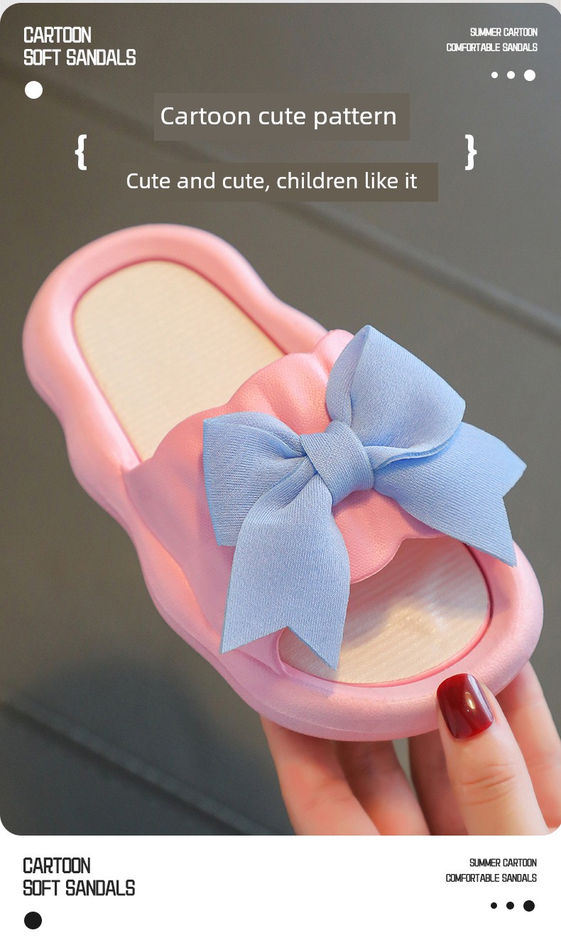 Summer Non-Slip Poop Feeling Home Outdoor Girls' Slipper — 12