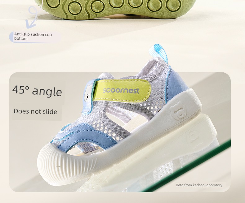 Kechao Kidsren's Baby Toddler Shoes Spring and Summer Functional Shoes for Boys and Girls with Soft Soles Indoor Baby Breathable Mesh Anti-Slip Shoes — 15