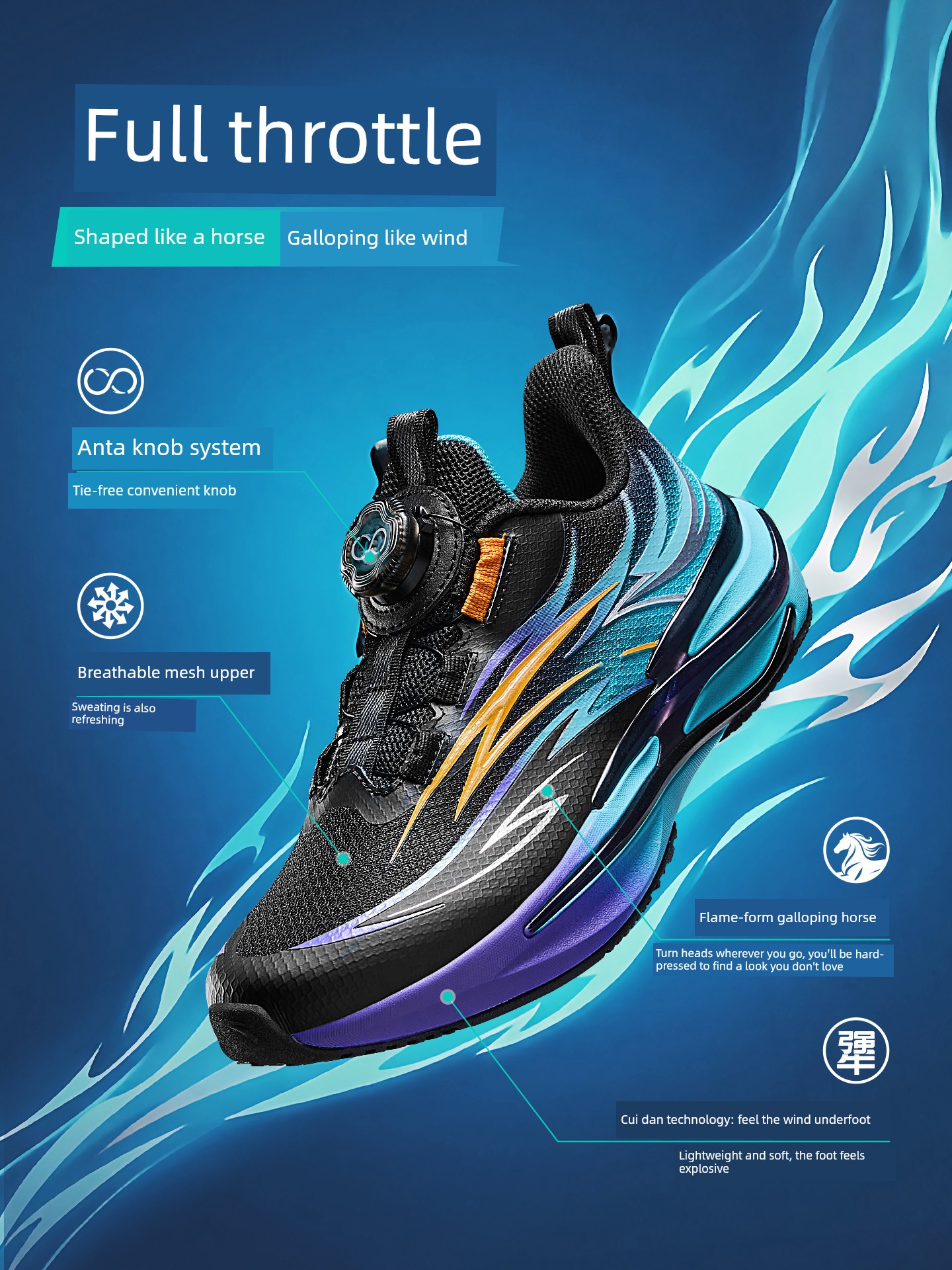 Red Flame | Anta Running Shoes 2026 Autumn New Sports Shoes Children's Shoes Boys and Girls Running Shoes Trendy and Cool for Teenagers