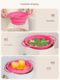OTB食品级硅胶沥水篮可折叠漏盆厨房家用洗菜盆水果收纳篮子大号