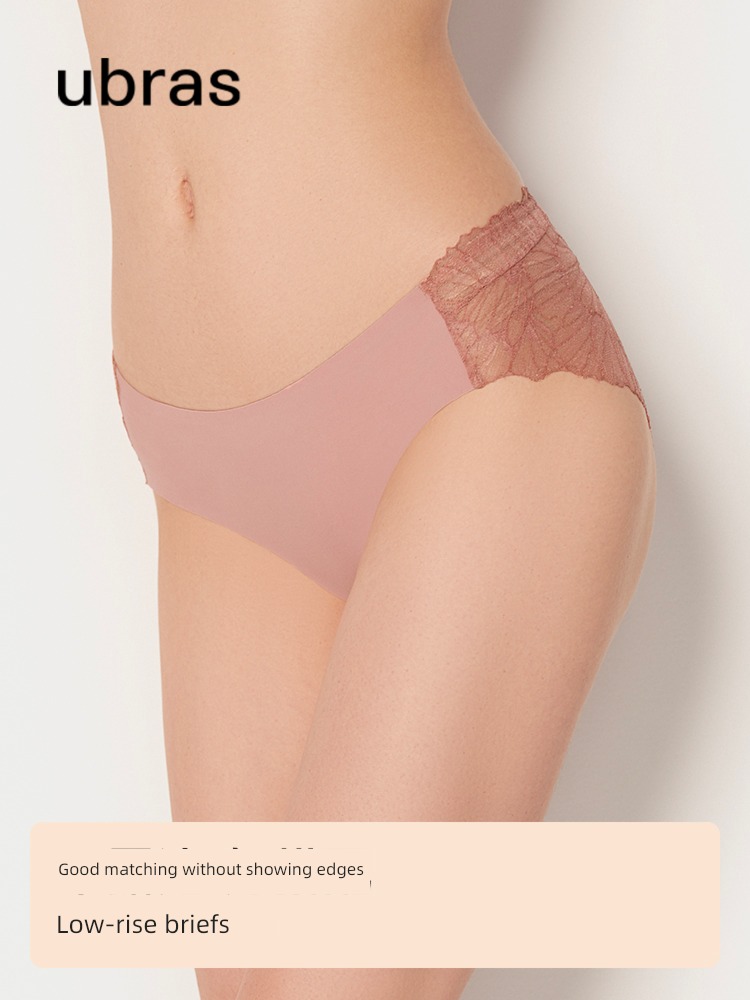 ubras Frivolous Gauze Big chest shows small low-waisted Lace