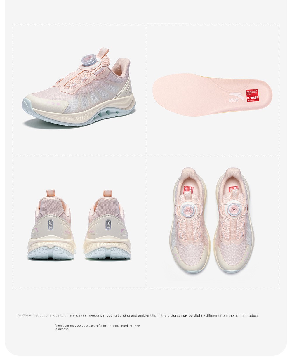 Anta Children's Foot Bridge Technology 2.0 Arch Development Running Shoes 2026 Autumn New Girls' Shoes Professional Sports Shoes — 26