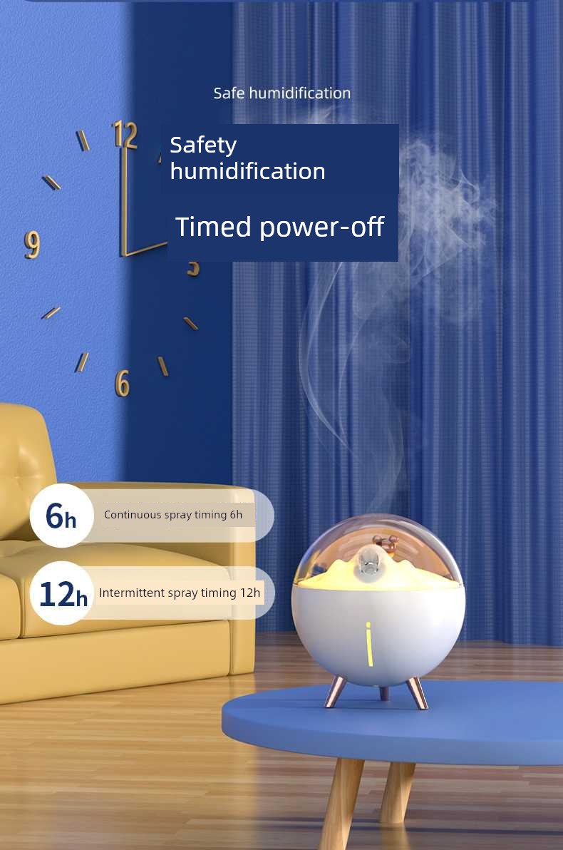 Space Bear Humidifier Different Angles