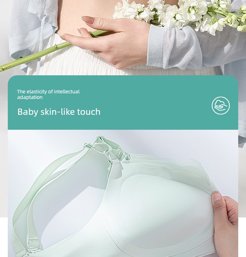 Clearance Sale Nursing Bras, Large Size, for Big Busts, Summer Thin Style, Postpartum Breastfeeding, Anti-Sagging, Pregnancy Nursing Bra — 10