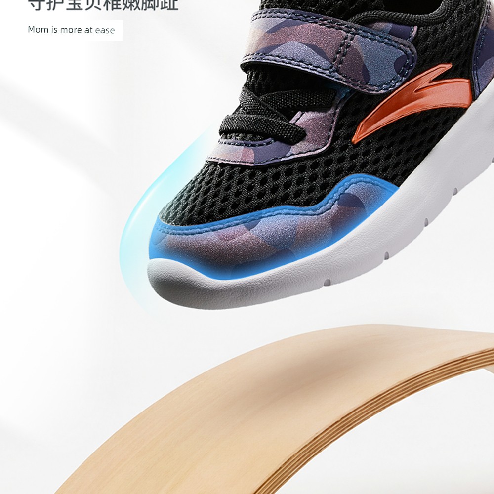 Anta Toddler Shoes, Infant Shoes, Soft-Soled Kindergarten Shoes for Boys and Girls, Kidsren's Autum Breathable Mesh Sports Shoes — 13
