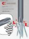 German material batch head standard hexagonal handle lengthened air batch head power tool special driver head screw screw head