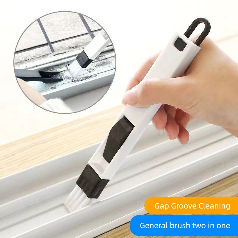 For Home Doors and Windows Window Cleaning Tools Multifunctional Groove Gap Cleaning Brush Window Groove Groove Cleaning Dead Angle Brush