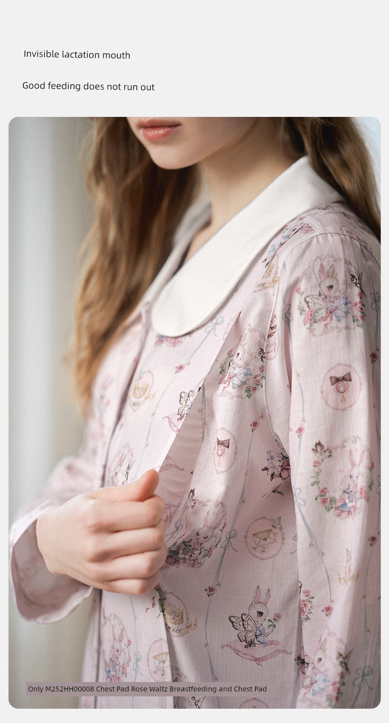 Qixi Spring Autumn Maternity Pajama Suit Confinement Clothing — 19