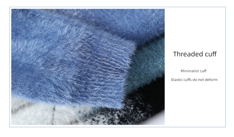 winter Plush solar system Retro trend tie-dyed Sweater