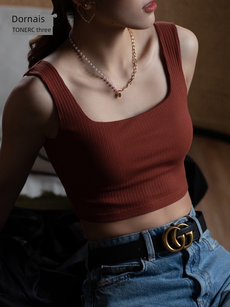 Beautiful back camisole Design sense niche Wear out Hot money vest