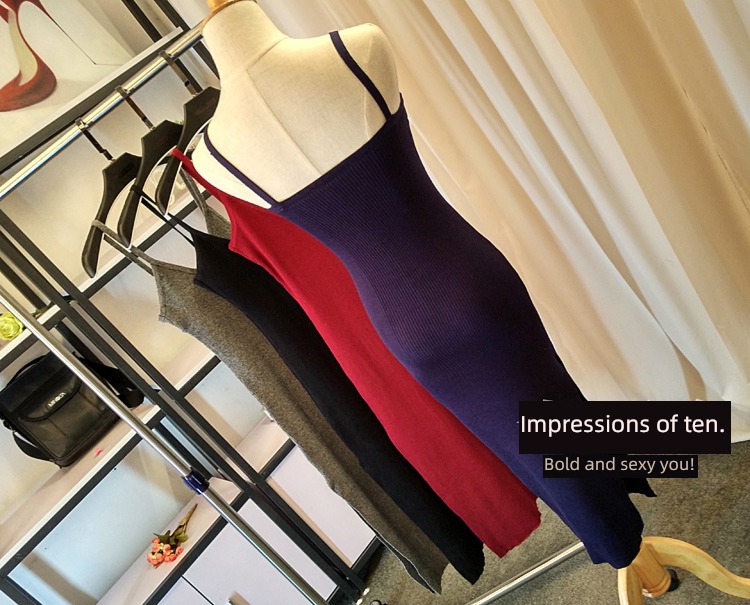 E42 sexy V-neck have more cash than can be accounted for Side split One pace skirt summer wear