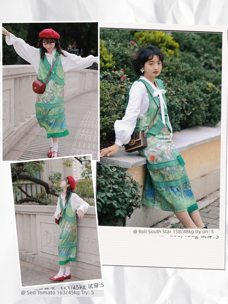 Two or three things van gogh human world French Dress Art
