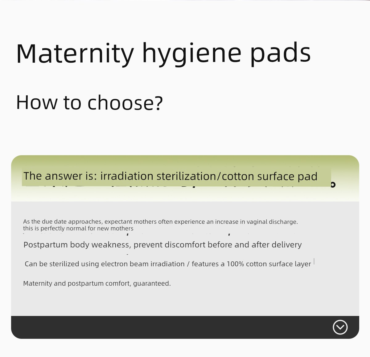 Wowai Maternity Sanitary Pads, Maternity Sanitary Napkins, Pregnancy Pads, Leak-Proof Widened and Lengthened Nursing Pads — 2