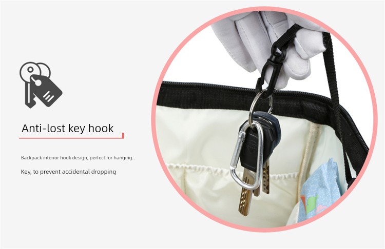 Fashionable Mommy Bag, Dual-Shoulder Backpack for Mother and Baby, with Separate Wet and Dry Compartments, Large Capacity, Lightweight and — 12