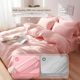 Disposable bed sheets, quilt covers, pillowcases, travel hotel sterilization, double four-piece set, dirty separating, no-wash bedding
