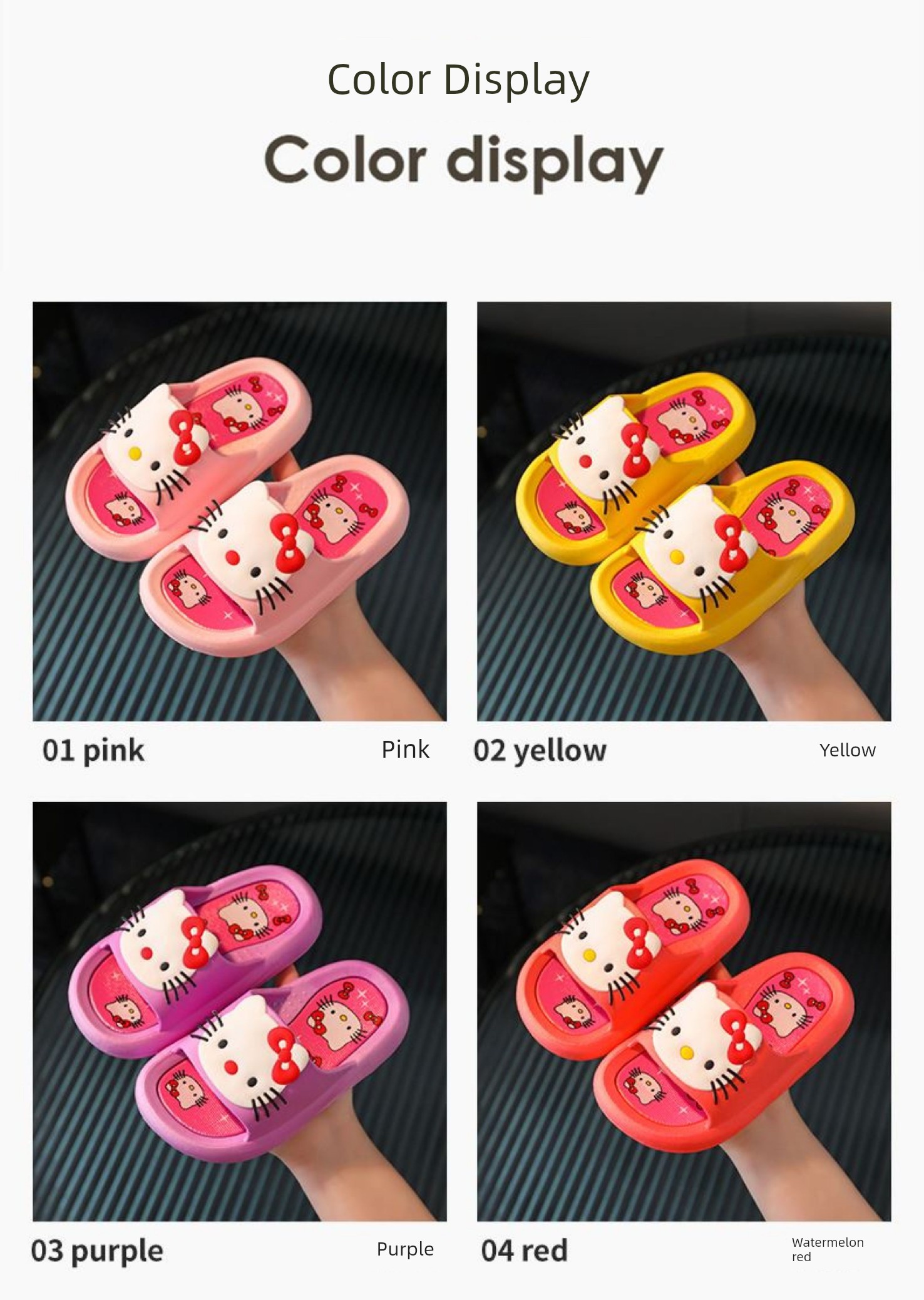Girls' Slippers, Kidsren's Indoor Home Shoes, Cartoon Little Girls' Anti-Odor Slippers, Anti-Slip Summer Shoes for Baby Girls — 11