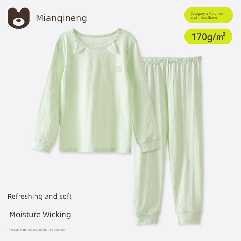 [Super Value Clearance] Thin Cotton Gauze Children's Pajamas for Boys and Girls, Summer Home Wear Set, Pure Cotton Gauze — 6