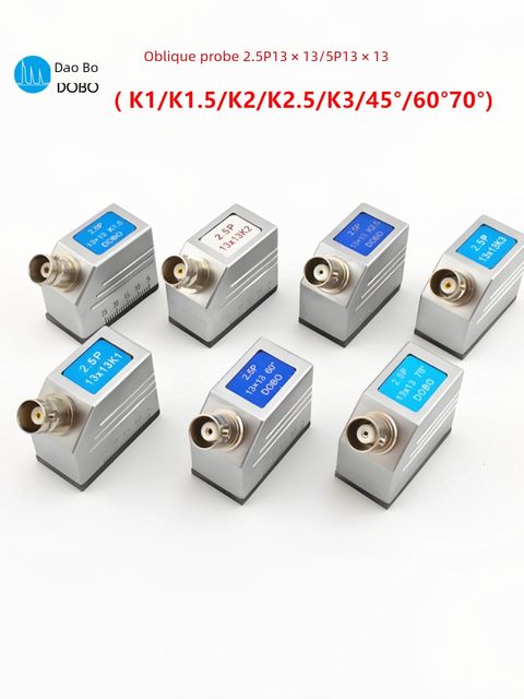 2.5P13X13K2 ultrasonic flaw detector inclined probe steel pipe welded steel structure UT transverse wave non-destructive detection 5MHz