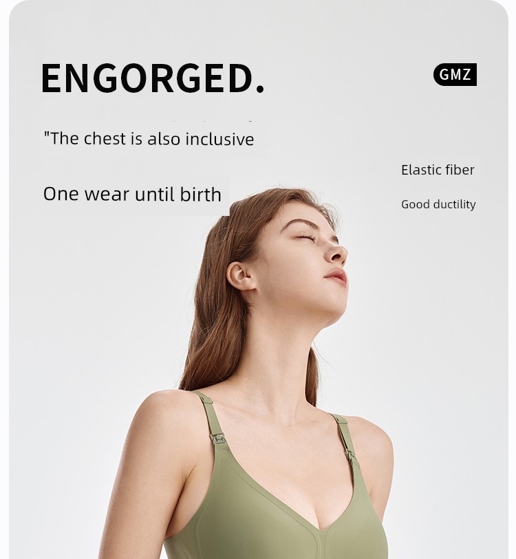 GE Meizi Breastfeeding Intimates Push up and Anti-Sagging Postpartum Feeding Spring and Summer Exclusive for Pregnancy Pregnant Women Bra Seamless — 30