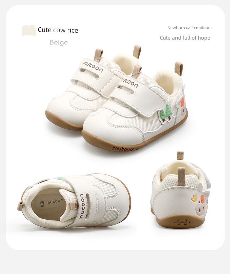 Muttong Baby Thin-Soled Pre-Walking Shoes 2026 Spring and Autumn New Model for 6-18 Months Baby Girls and Boys Soft-Soled Walking Shoes — 53
