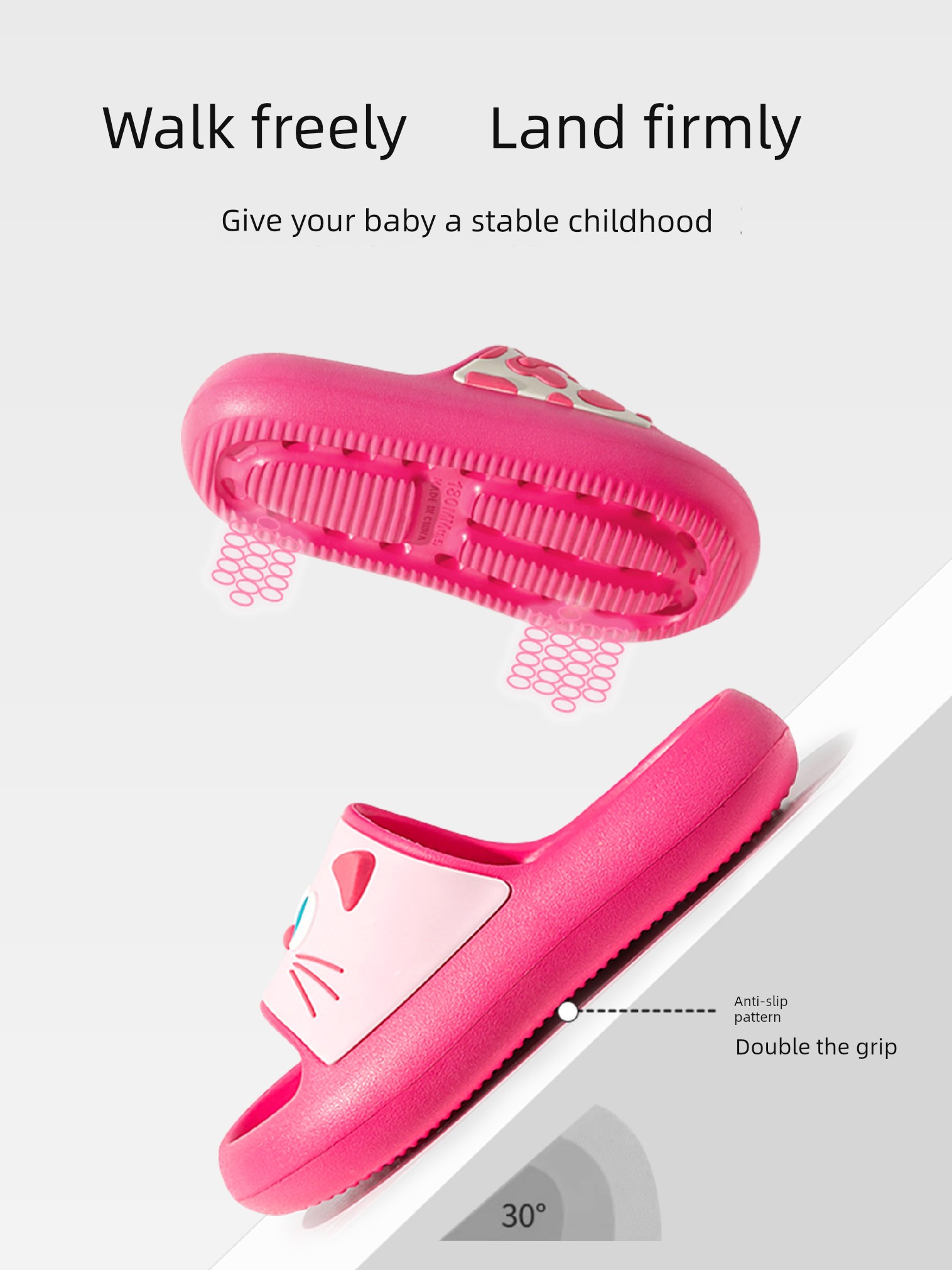 Children's Slippers for Girls and Boys, Summer Indoor Home Bathroom Non-Slip Slippers for Kids — 3
