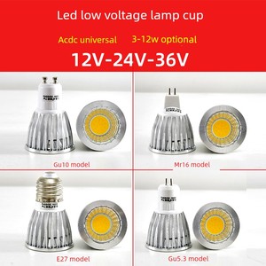 Cnc Machine Tool Work Light 24V Lamp Bead Bulb Mr16 Pin Led Lamp Cup 12V Aluminum Alloy Low Voltage Spotlight