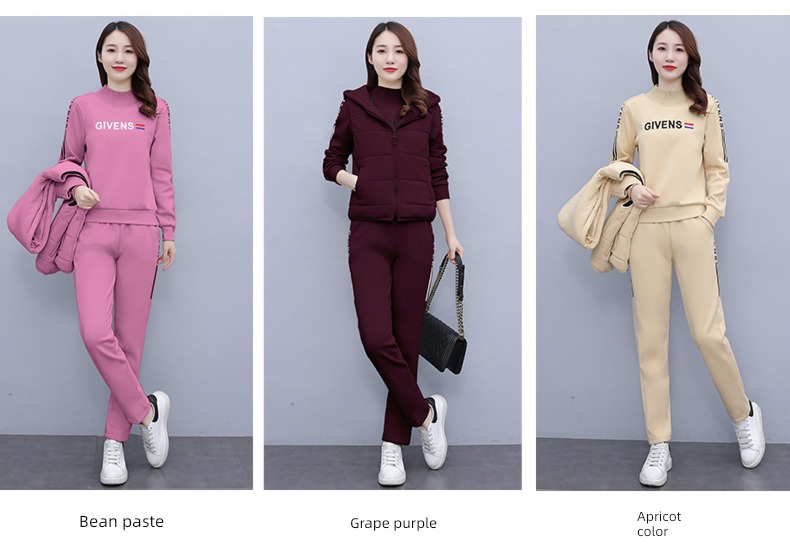 Foreign style Plush thickening ma'am Autumn and winter Athletic Wear
