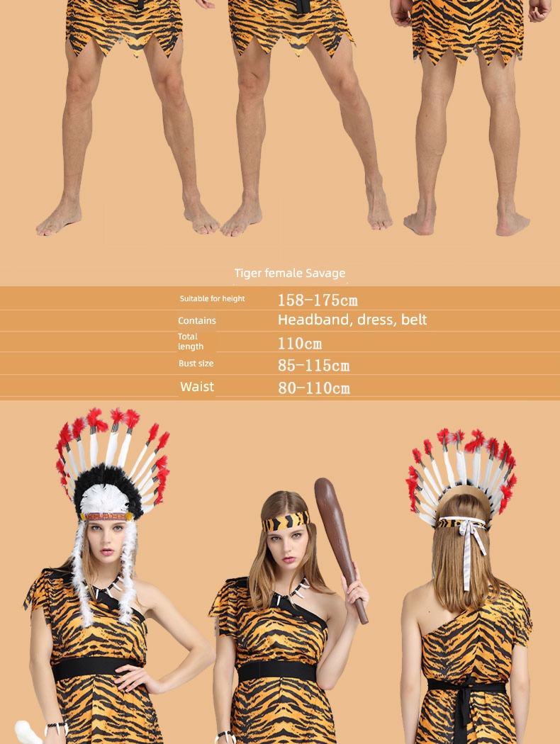 Women's money Indigenous people Africa original Halloween clothing
