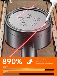 Household Booster Shower Head with Super Pressure and Large Water Output for Bathroom Shower Faucet Showerhead