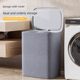 Dirty laundry basket household foldable bathroom bathroom clothes artifact dirty laundry changing laundry basket partition storage basket