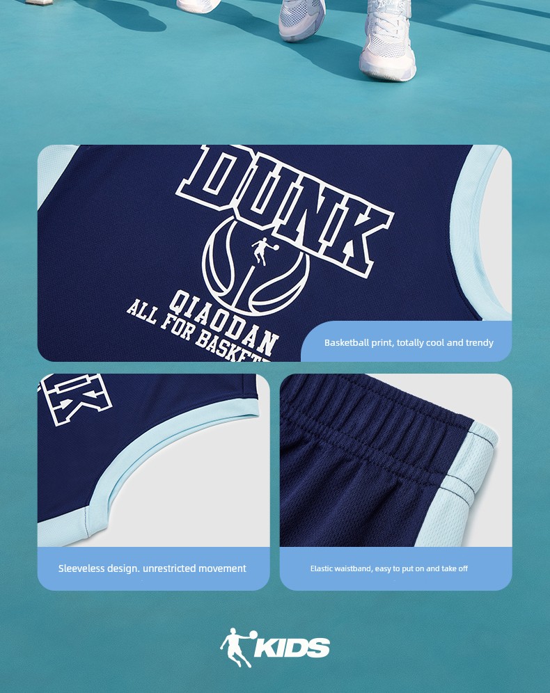 Jordan Basketball Wear Quick-Drying Summer Vest Breathable Children's Clothing — 11