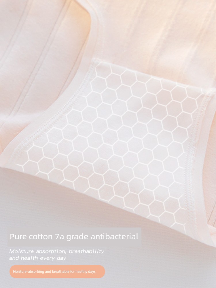 Girls' Underwear for Development Period, Pure Cotton for 12-Year-Old Girls, Junior High School Students, All-Cotton A-Class Girls' Triangle Briefs — 3
