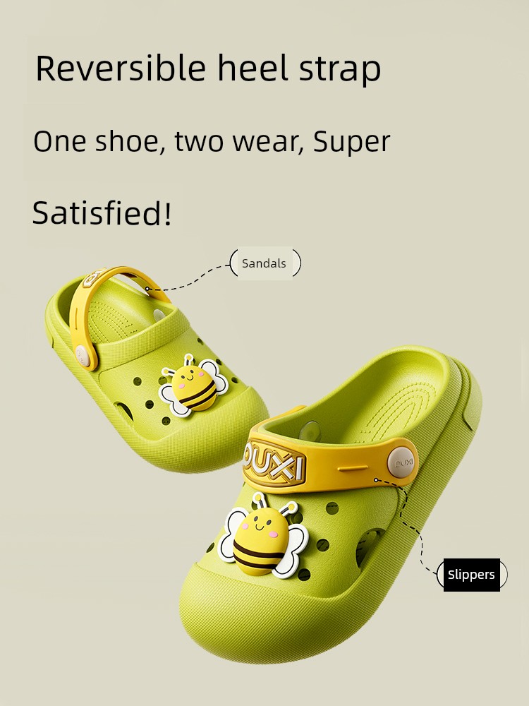 Puxi 2026 Clogs for Children, Boys and Girls, Summer Thick-Soled Height-Increasing Slippers with a Soft, Non-Slip Feel, Suitable for Outdoor and Beach Wear — 2