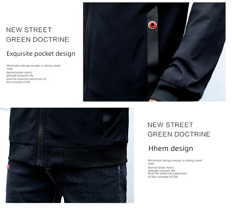 man Autumn and winter Put on your clothes handsome Jacket loose coat