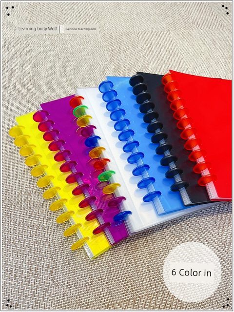 A4 folder insert 20 pages/40 pages transparent mushroom clip storage book students use rewritable insert single page clip