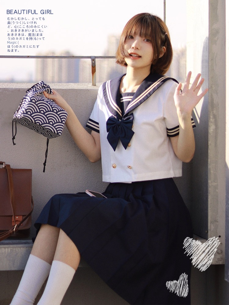double-breasted Two copies original full set Long sleeve JK uniform