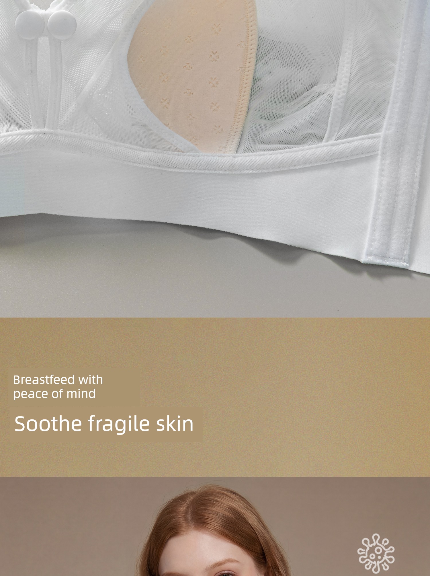 Breastfeeding Bra, Summer Thin Style, Special Anti-Sagging Front-Opening Bra for Postpartum Breastfeeding, Ultra-Thin Breathable Maternity Bra — 14