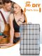 Frequently Hut parts storage box screw tool rectangular plastic box hardware accessories component classification multi-grid transparent