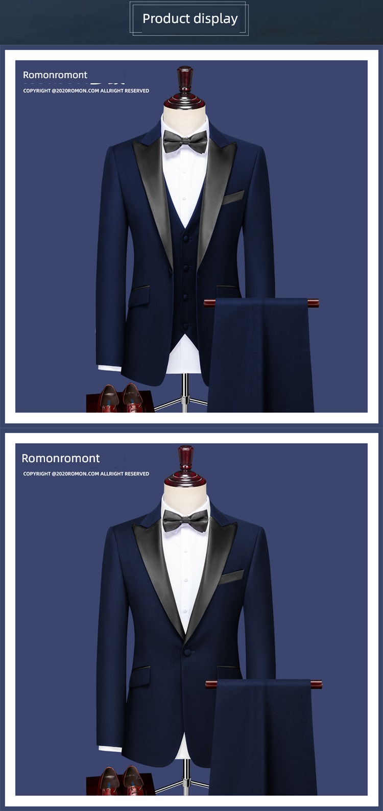 Romon show groom groomsman Pagoda Shiduo Self-cultivation formal wear
