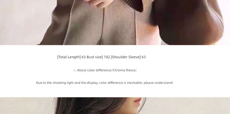 Lazy wind sweater thickening 2022 new pattern female spring and autumn ma'am easy Half high collar Undershirt Wear out knitting jacket