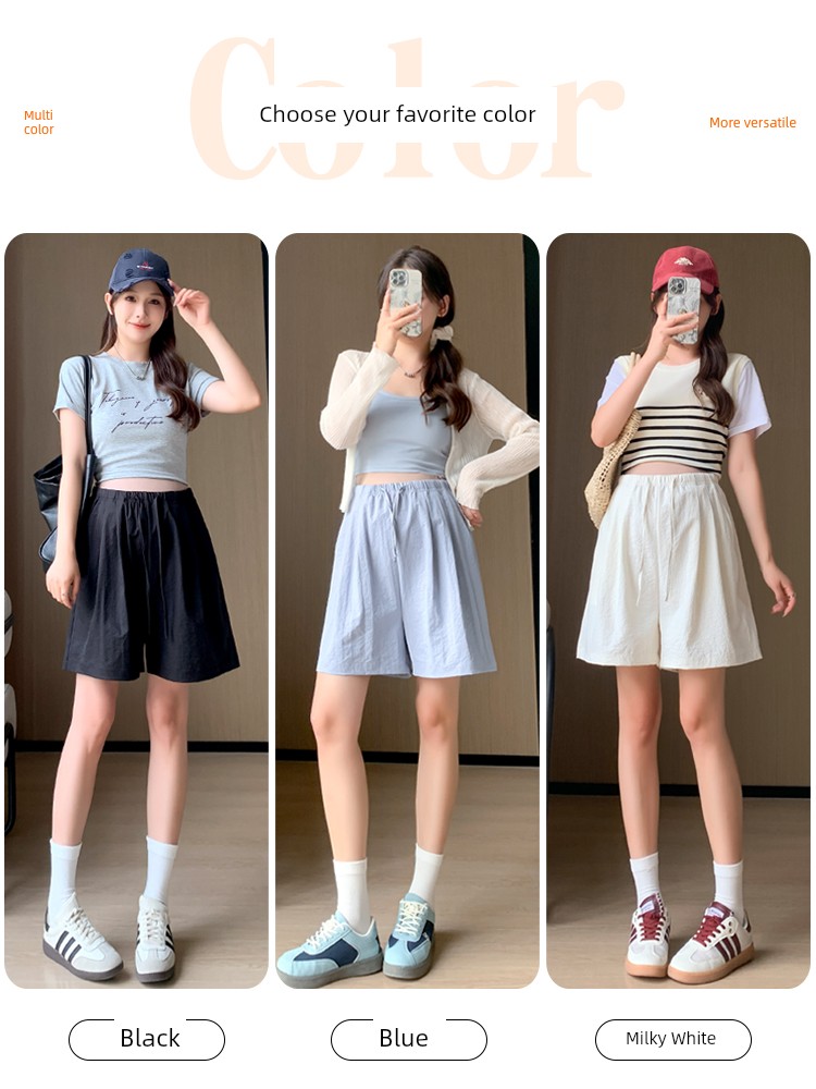 Shorts for Pregnant Women Summer Thin Outwear No Belly Support Not Tight Belly Nougat Pastry Pants Loose Casual Leggings Summer Wear — 2