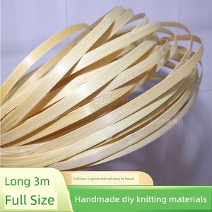 Handmade Bamboo Silk Bamboo Strip Thin Bamboo Piece DIY Bamboo Weaving Craft Wedding Celebration Decoration Material Stu