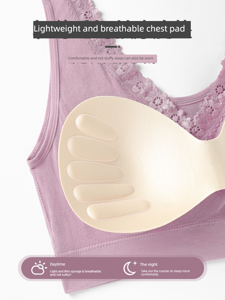 Bras Middle aged and old people Wireless  motion mom Underwear