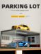 1 18 parking lot storage box dustproof garage model storage display cabinet children car toy parking space 1 24