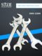 Shangjiang Mirror Double-Headed Wrench Double-Headed Wrench Auto Repair Hardware Tool Opening Wrench Dual-Use Wrench