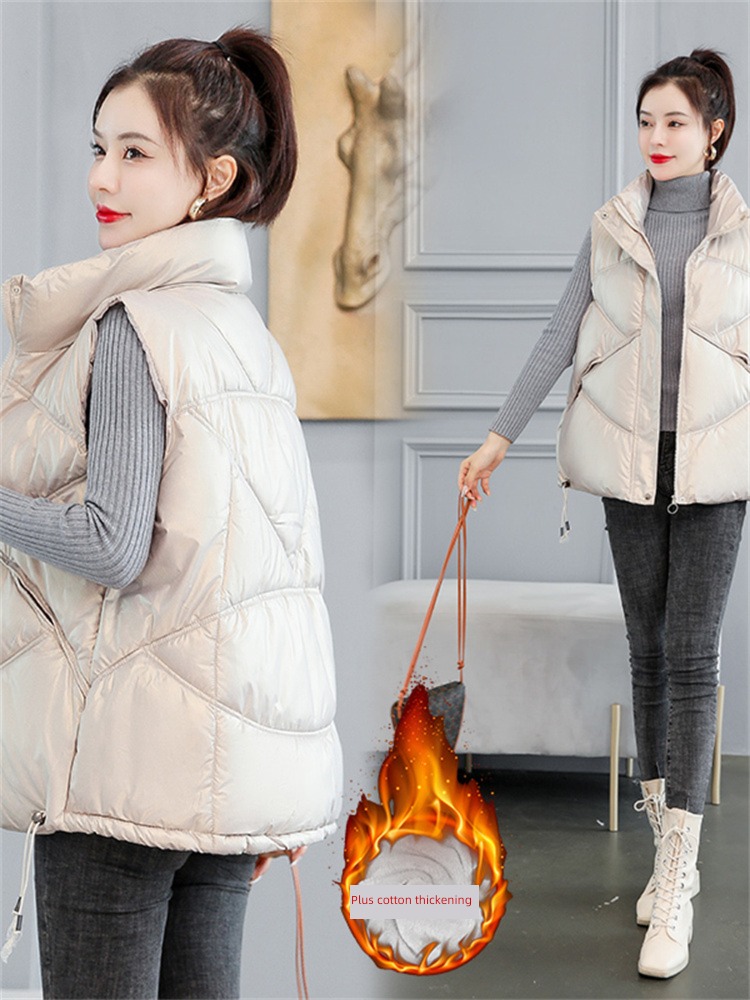Age reduction Stylish and versatile little chap Show thin down Vest